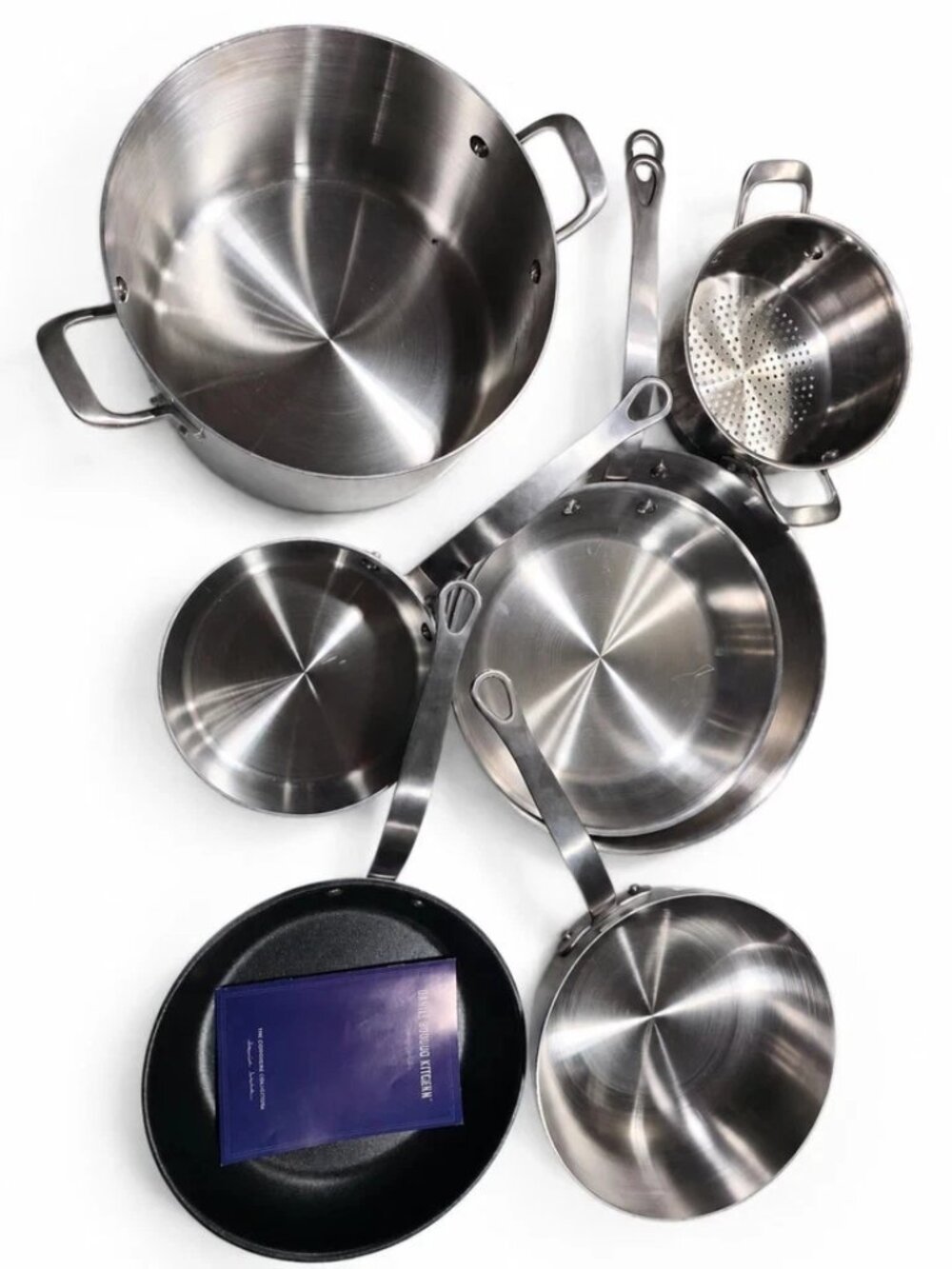 Daniel Boulud Kitchen 10pc 5ply Stainless Steel Pots Pans Cookware Set Induction